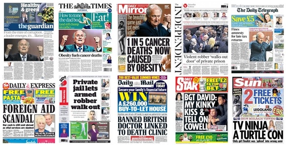 front pages 302-05-15